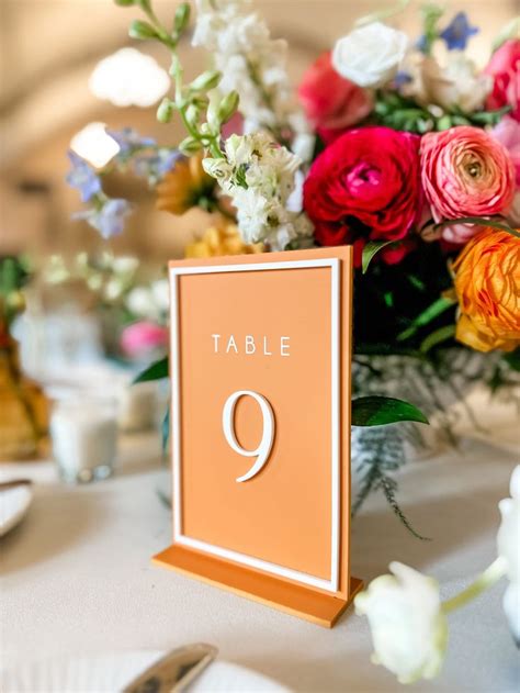 halloween wedding table numbers