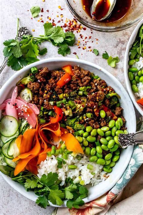 Teriyaki Beef Bowls - Sailor Bailey