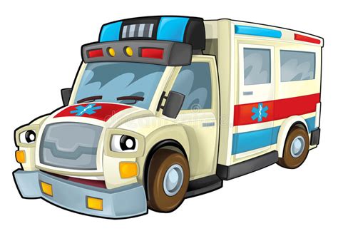 救护车动画片 向量例证. 插画 包括有 - 18295199