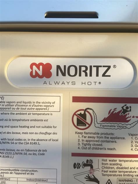 Noritz Tankless Water Heater Problems 的图像结果