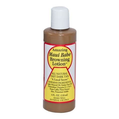 Amazon.com : Maui Babe Browning Lotion 4oz : Tanning Oils : Beauty ...