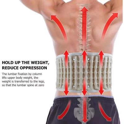 Imeshbean Decompression Belt Back Brace Lumbar Spinal Support India | Ubuy