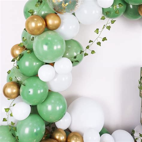Buy Sage Green Baby Shower Decorations,119PCS Sage Green and White ...