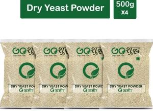 Goshudh Premium Quality Khameer (Dry Yeast)-500gm (Pack Of 4) Yeast ...