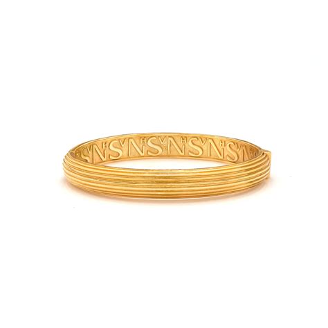 Numisma Gilded Bangle for Men
