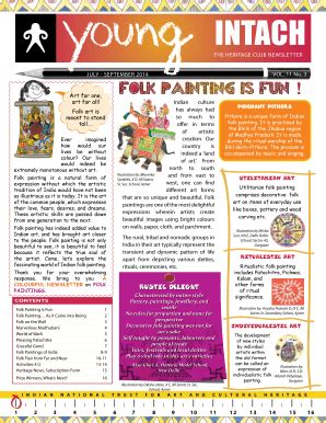 Fillable Online intach FOLK PAINTING IS FUN - intach Fax Email Print ...