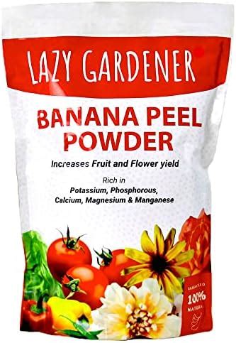 Lazy Gardener Banana Peel Powder Fertilizer for Plants | Bloom Booster ...