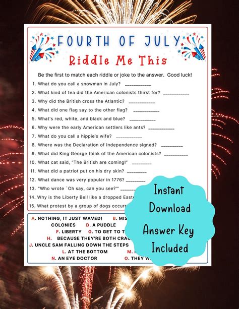 4Th Of July Trivia