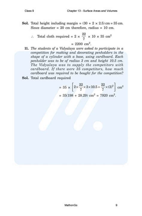 Image result for Class 9 Maths Chapter 13.7