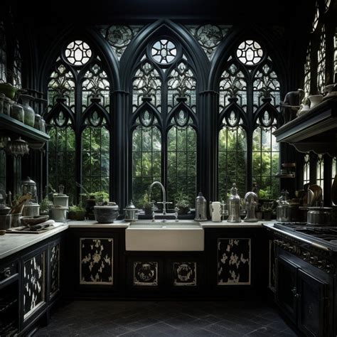 Goth style kitchen | Gothic kitchen, Gothic house, Dark home decor