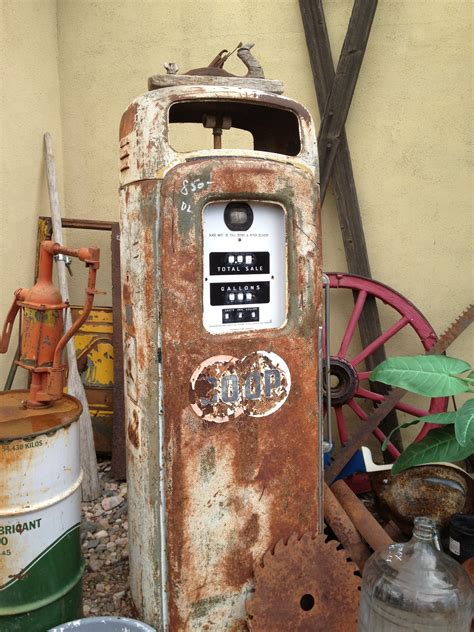 Vintage Gas Pump at Larry's Antiques