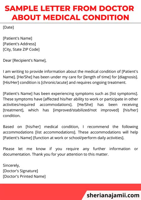 Sample Letter From Doctor About Medical Condition [2025] | Sheria Na Jamii