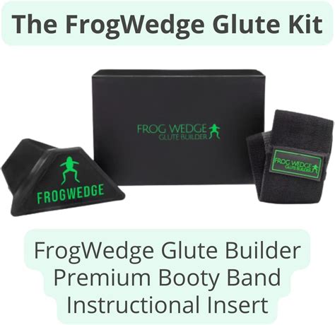 FrogWedge Glute Builder KIT with Booty Band Hip | Ubuy India