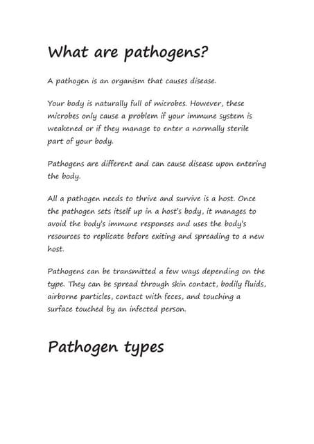 Image result for Pathogen Explanation