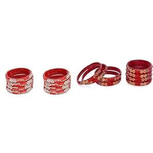 Buy Somil Modern And Colorful Glass Bangle/Kada- Perfect For Wedding ...