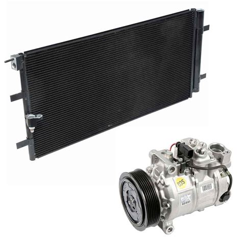 BuyAutoParts OEM AC Compressor with Condenser & Drier for Audi A6 India ...