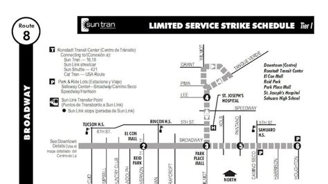 Sun Tran limited run routes, schedules during strike