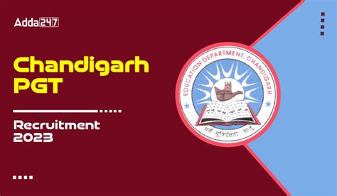 Chandigarh PGT Recruitment 2023, Exam Date Released