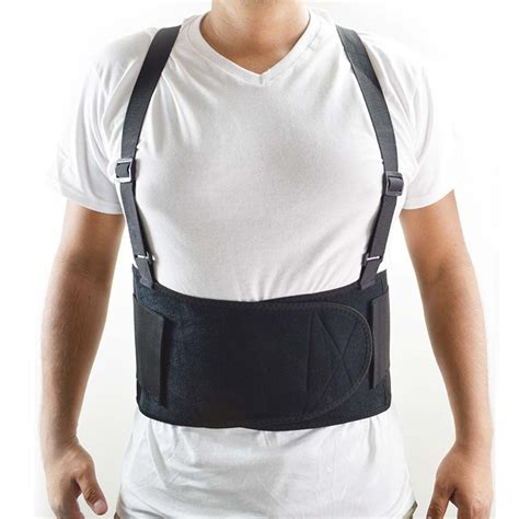 Interstate Safety 40150-L Economy Double Pull Elastic Back Support Belt ...
