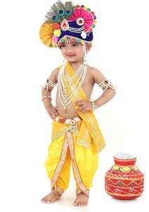 Raj Fancy Dresses Shri Krishna dress for Baby Boy and Girl ...