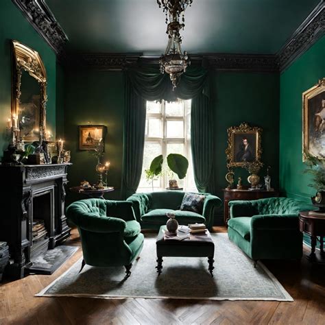 Dark Victorian Interior Design