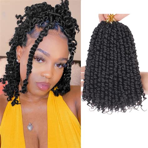 Snapklik.com : 8 Packs 10 Inch Passion Twist Hair For Women Natural ...