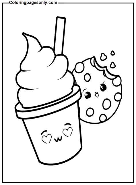 Coloring Pages Cookie Printable Cookies