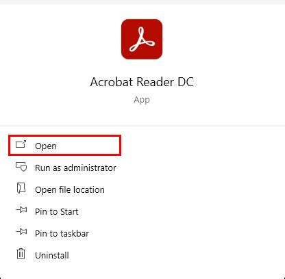 Image result for Open Adobe Reader