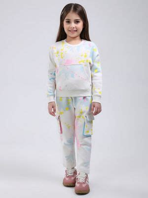 Buy Monte Carlo Girls Full Sleeve Winter Off White Sweatshirt with ...