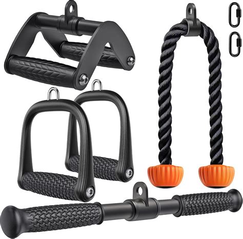 SELEWARE Triceps LAT Pulldown Attachments Home Gym India | Ubuy