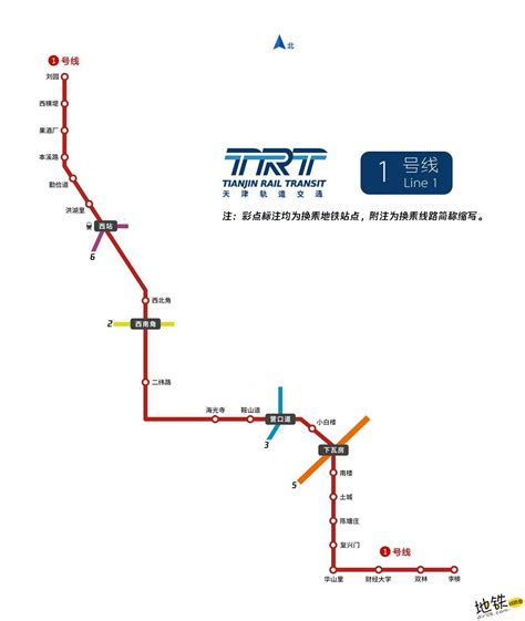 天津地铁1号线线路图_运营时间票价站点_查询下载|地铁图