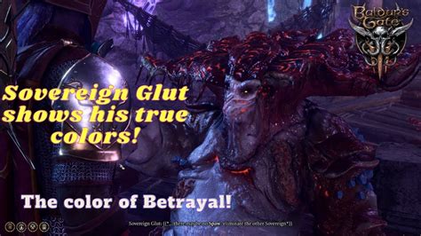 Baldur's Gate 3, Sovereign Glut shows his true colors - YouTube