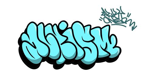 Digital Graffiti Throw Up