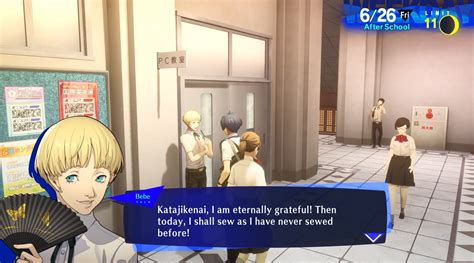 How To Rank Up Bebe's Temperance Social Link In Persona 3 Reload