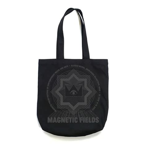 Black Stealth Tote – Magnetic Fields Festival Merch Market