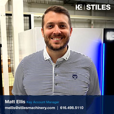 Welcoming Matt Ellis, Stiles’ New National Key Account Manager for the ...
