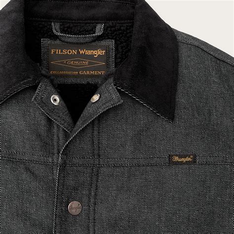 Wrangler x filson denim work jacket by Filson | Black