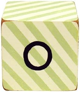 New Arrivals Letter Block O, Green/White : Amazon.in: Toys & Games