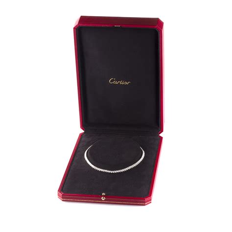 Ювелирное изделие Cartier колье из платины с бриллиантами 21.50 ct ...