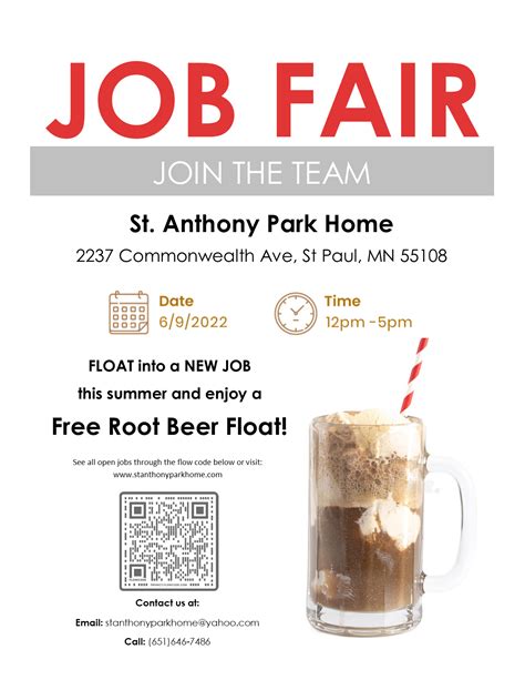 Float into a new job this summer! | St. Anthony Park Hom