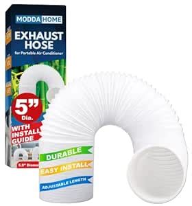 Modda Exhaust Hose for Portable Air Conditioner - 5 Inch Diameter ...