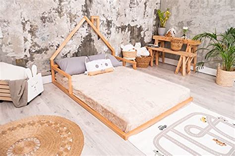 Floor Bed House Frame - Toddler Bed Montessori - India | Ubuy