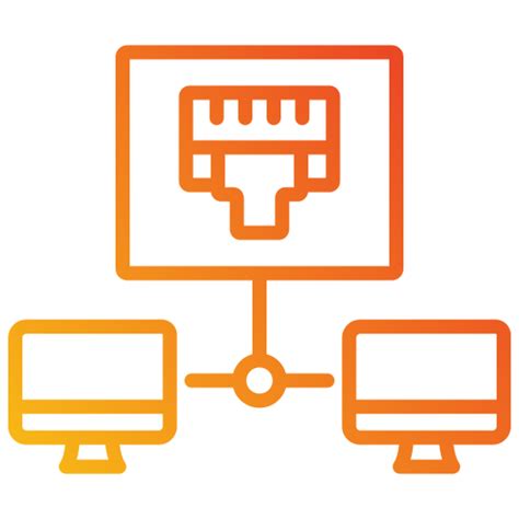 Lan Generic gradient outline icon | Freepik