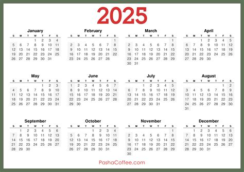 Handy Calendars 2025 Printable Free