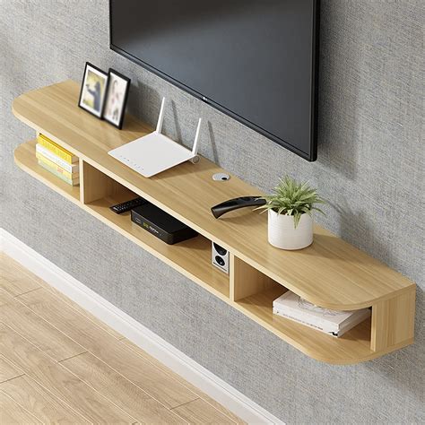 Buy WANGPP Floating TV Cabinet - Wall-Mounted Shelf/TV Stand,Wood TV ...