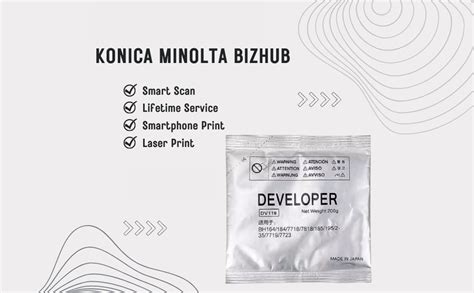 BTBESTTON DV116 Developer (200g) for KONICA MINOLTA BIZHUB 164/184 ...
