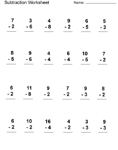 Image result for Addition and Subtraction Worksheets for First Graders