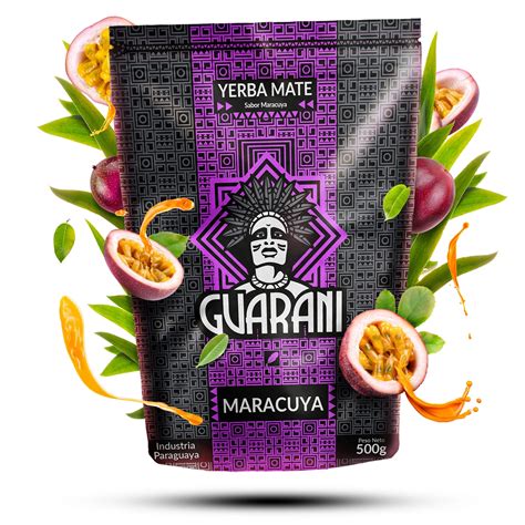 Guarani Maracuya 0.5kg 500g  Maracuya | Yerba Mate  Type of Yerba Mate  Flavoured Yerba Mate ...