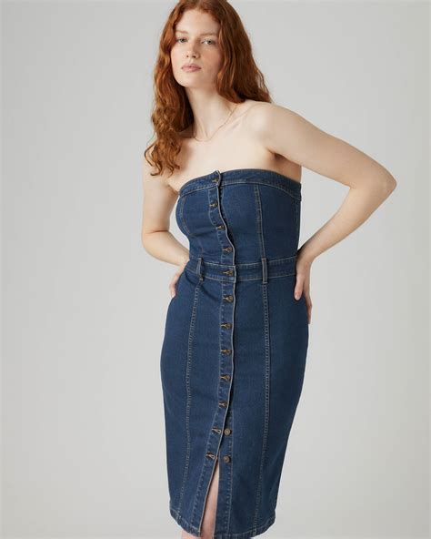 Denim Bustier Dress - Blue | Levi's® BG