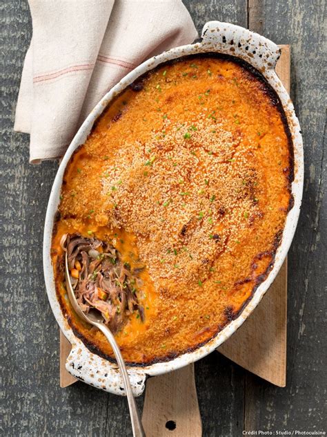parmentier de canard a la patate douce